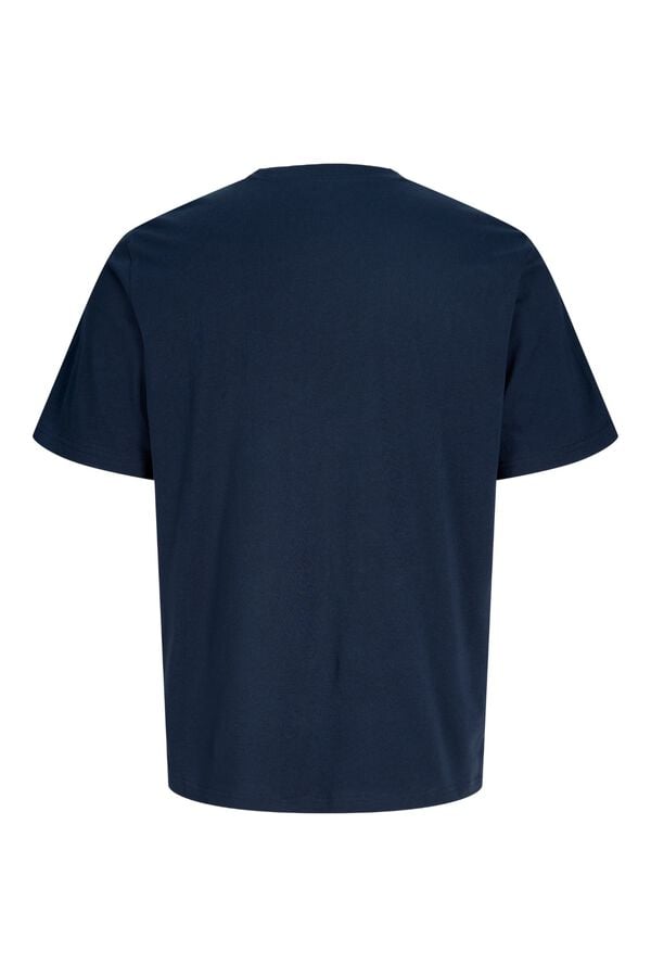 Jack & Jones PLUS T-shirt relaxed de manga curta azul