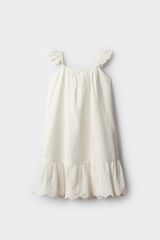 Springfield Kids Vestido bordado su&iacute;&ccedil;o menina bege