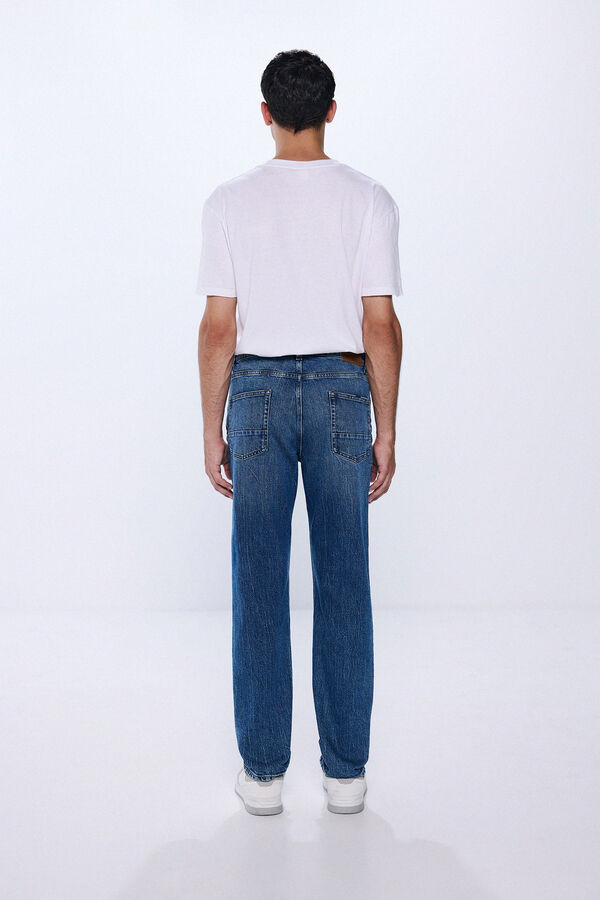 Springfield Regular fit jeans steel blue