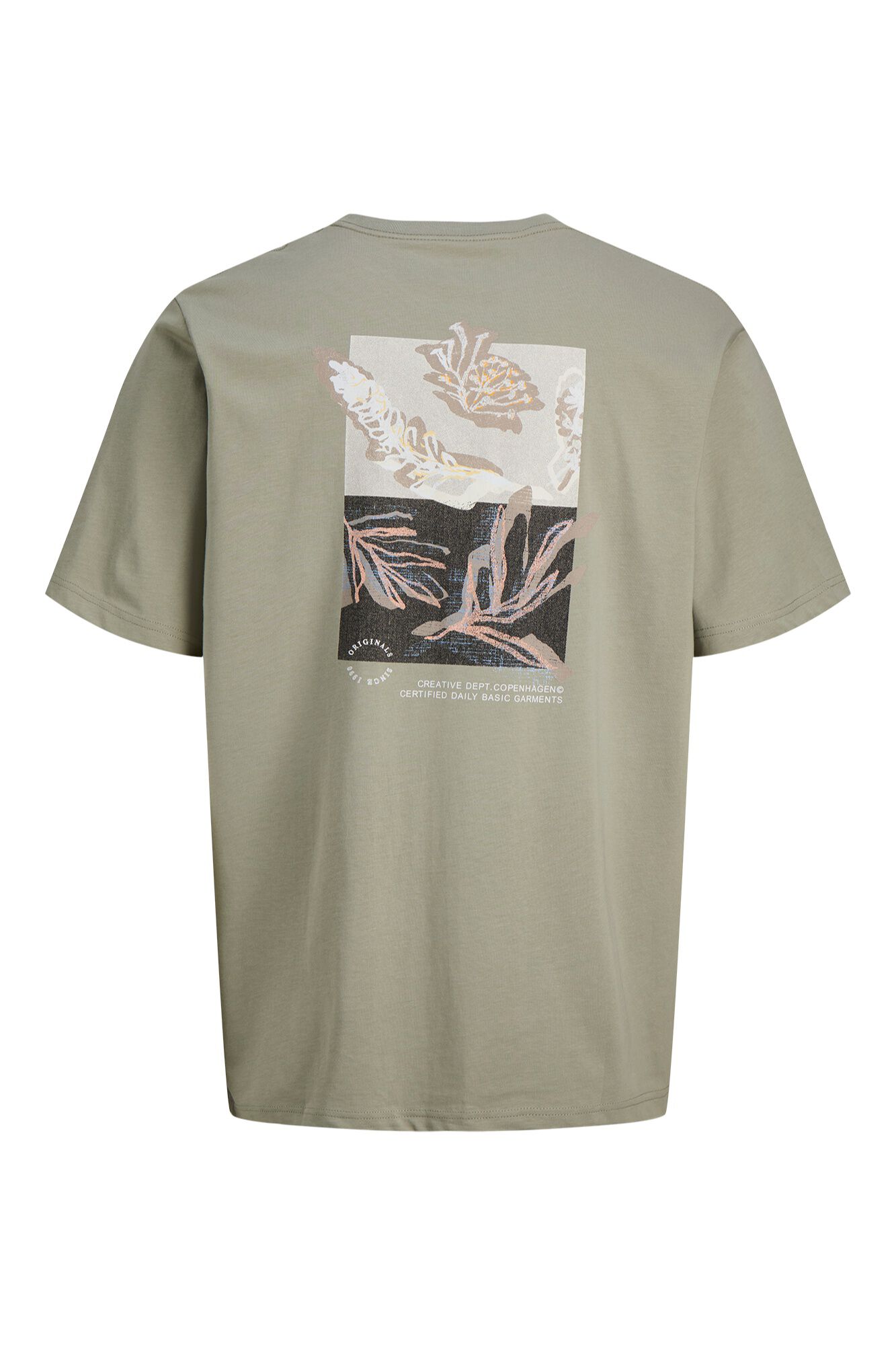 Jack & Jones T-shirt regular com estampado nas costas