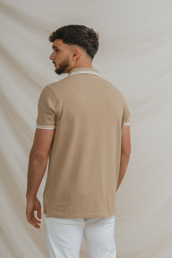 Celopman Polo b&aacute;sico bege