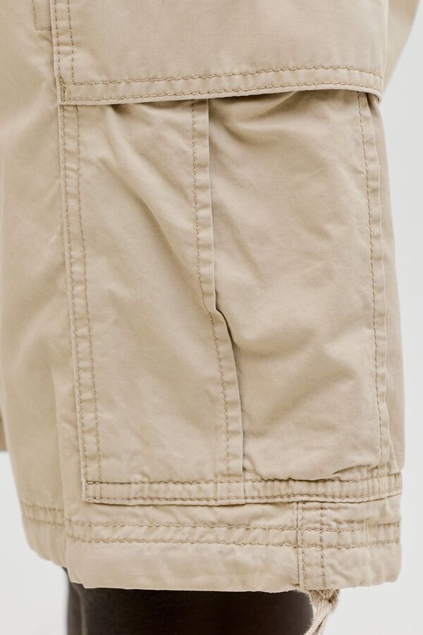 Jack & Jones Bermuda cargo relaxed fit cinzento