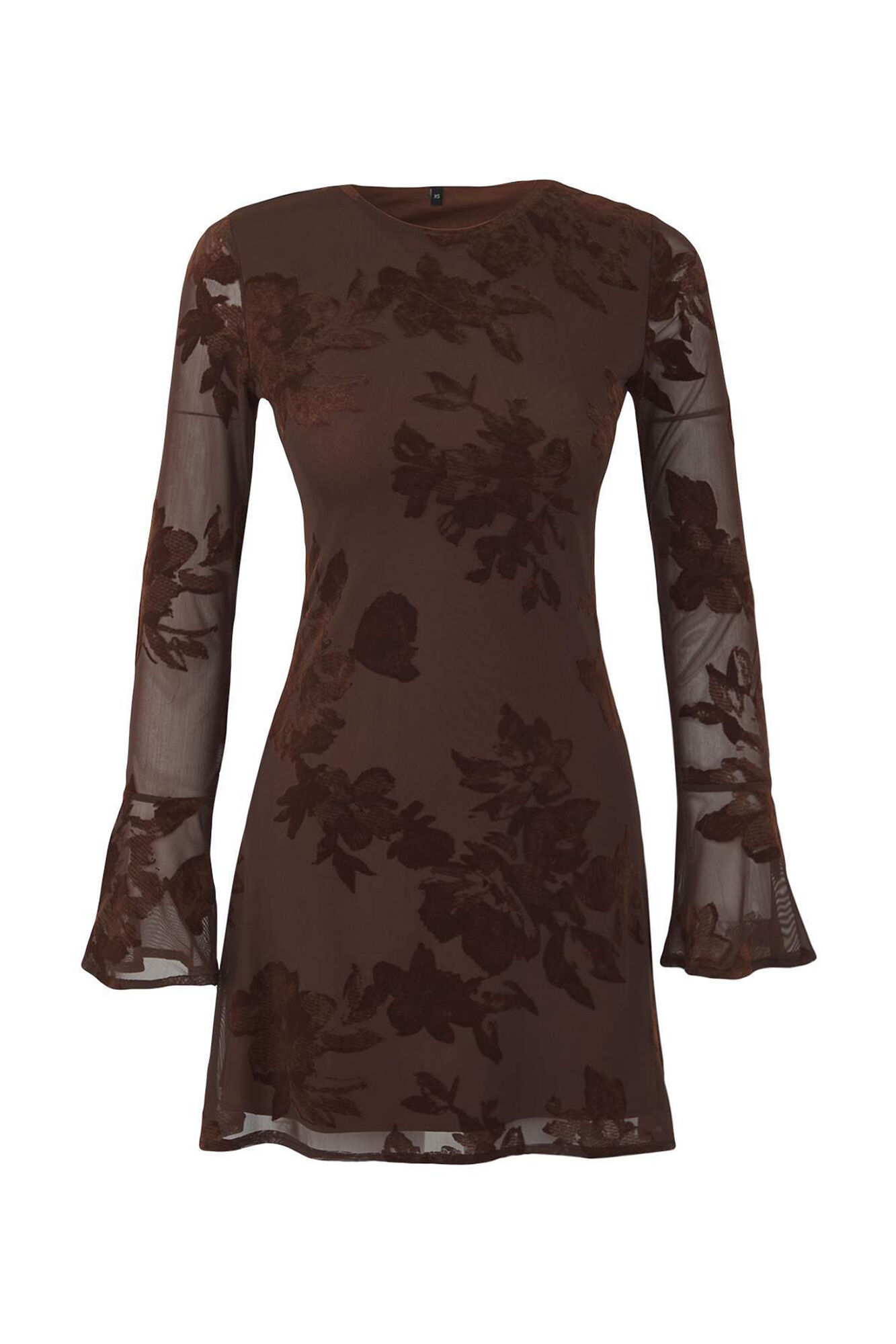 Trendyol Vestido mini com efeito transparente
