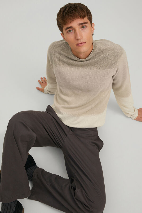 Jack & Jones Camisola malha bege