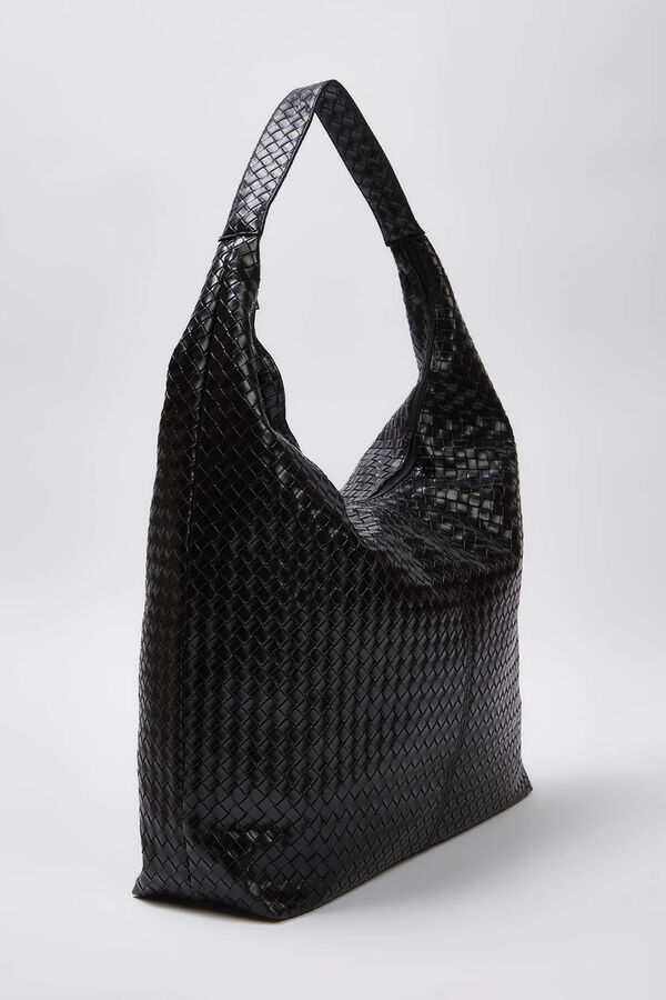 Trendyol Mala tote bag com n&eacute;cessaire preto
