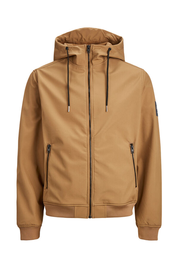 Jack & Jones Casaco técnica com capuz cru