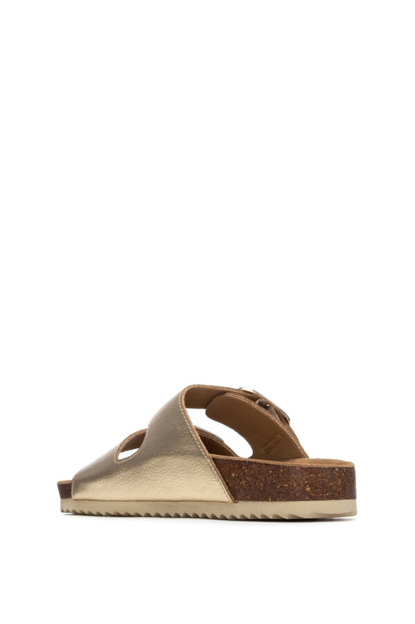 XTI Sand&aacute;lia de tiras duplas ajust&aacute;veis estampado