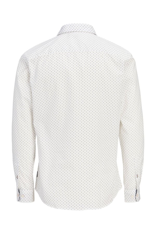 Jack & Jones Camisa slim em algod&atilde;o branco