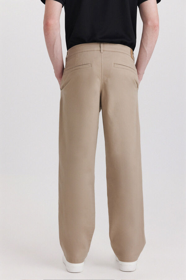 Springfield Cal&ccedil;as chino straight fit bege
