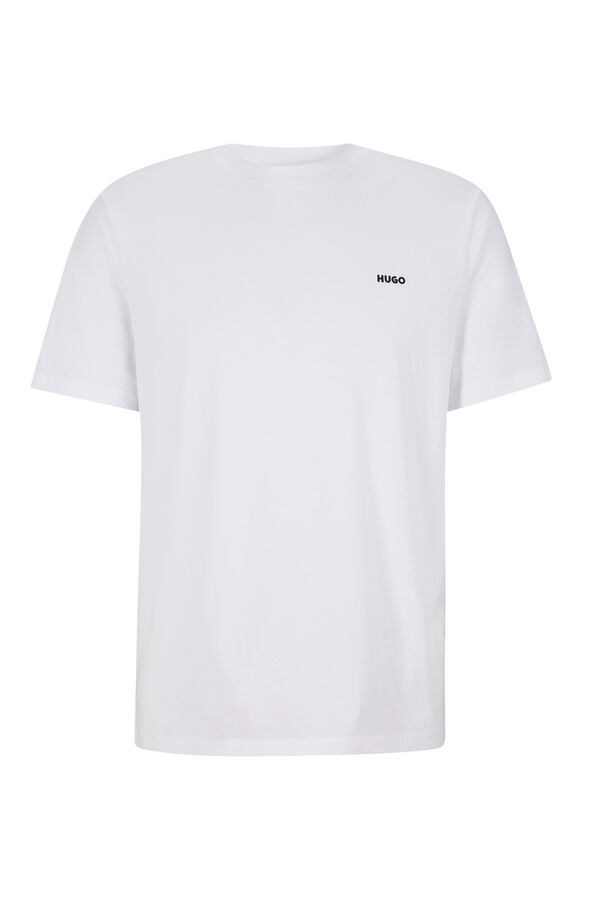 HUGO Camiseta de manga corta blanco