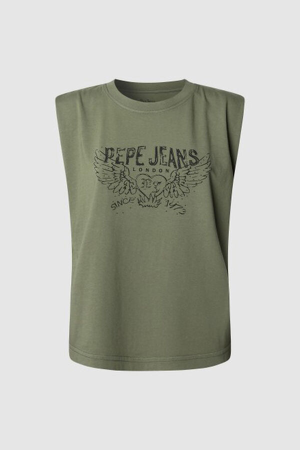 Pepe jeans T-shirt Bertha Caqui escuro