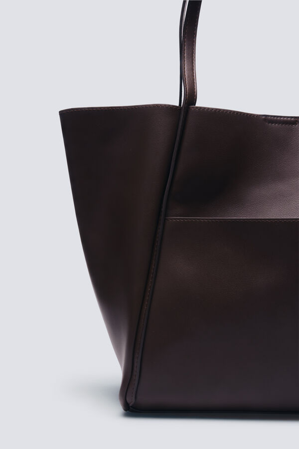 Springfield Mala tote bag macia castanho