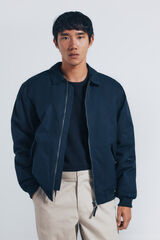 Springfield Jaqueta aviador acolchoada azul