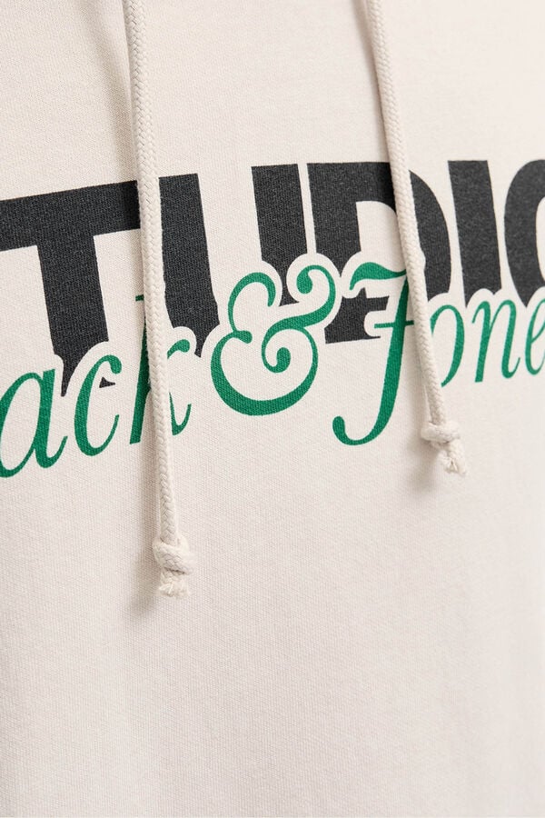 Jack & Jones Sweatshirt Capuz cinzento