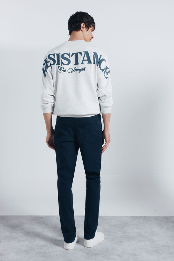 Springfield Calça slim fit com 5 calça azul