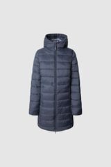 Pepe Jeans Jaqueta longa acolchoada de plumas azul