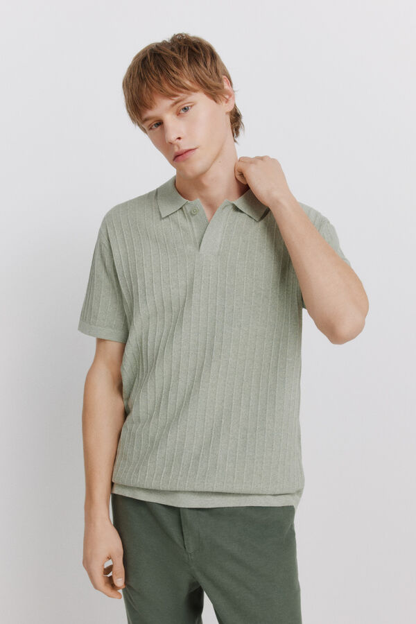 Springfield Polo b&aacute;sico com estrutura verde