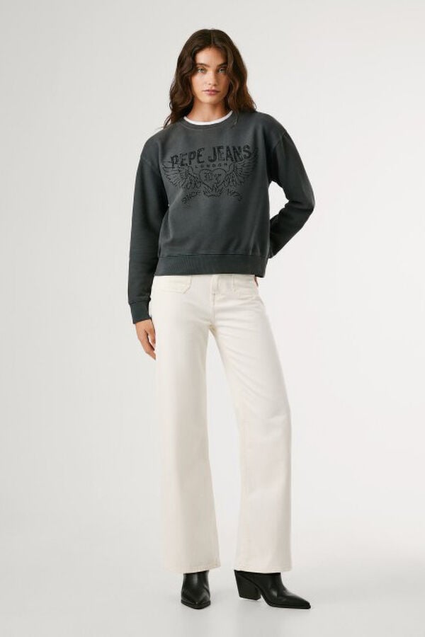 Pepe Jeans Sweatshirt Beberly cinzento