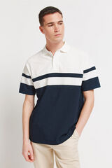 Springfield Piqu&eacute; regular fit polo shirt blue