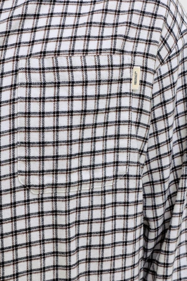 Jack & Jones Camisa de flanela branco
