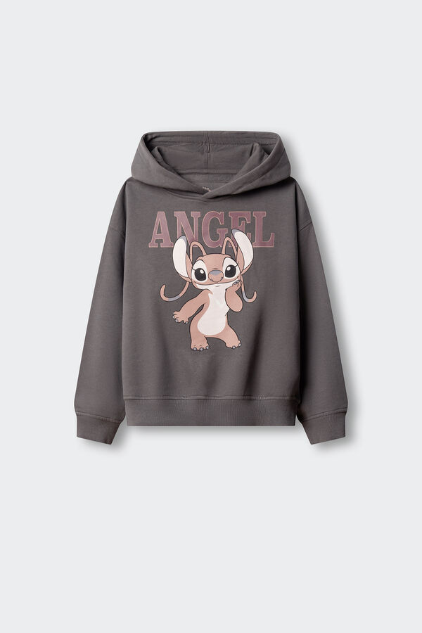 Springfield Kids Sweatshirt com capuz Lilo & Stitch menina cinzento