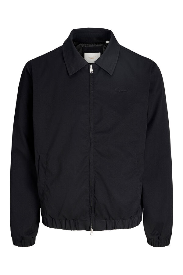 Jack & Jones jaqueta curta b&aacute;sica preto