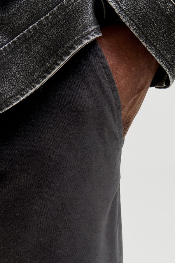 Jack & Jones PLUS Cal&ccedil;as chino slim preto