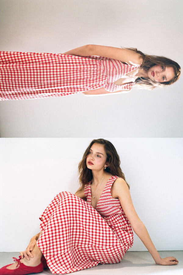 High Spirits Vestido Clover vermelho