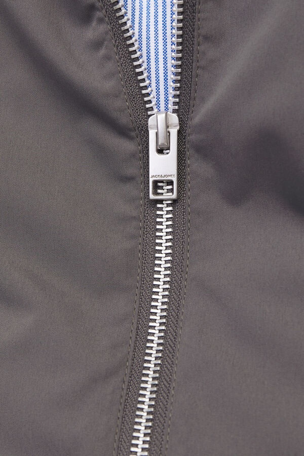 Jack & Jones Bomber de corte regular cinzento
