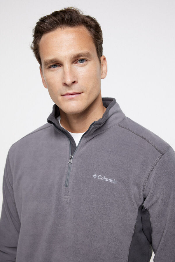 Columbia Forro polar con media cremallera Klamath Range™ II de Columbia para hombre gris