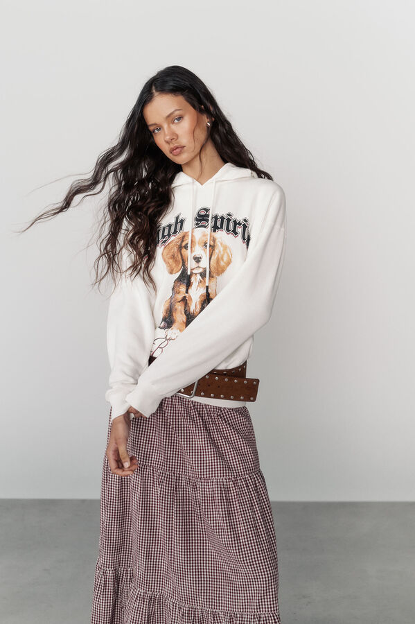 High Spirits Sweatshirt Barky bege