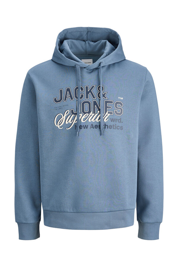 Jack & Jones Sweatshirt de capuz regular fit cinzento