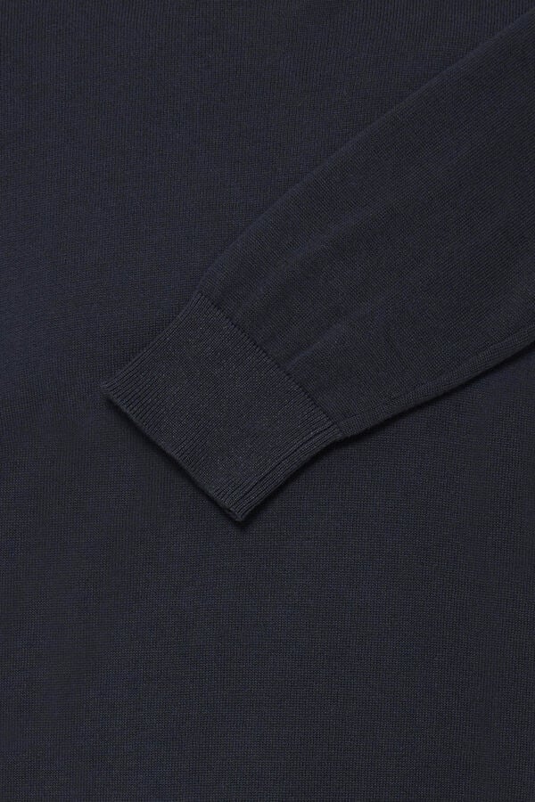 Blend Camisola de gola redonda azul