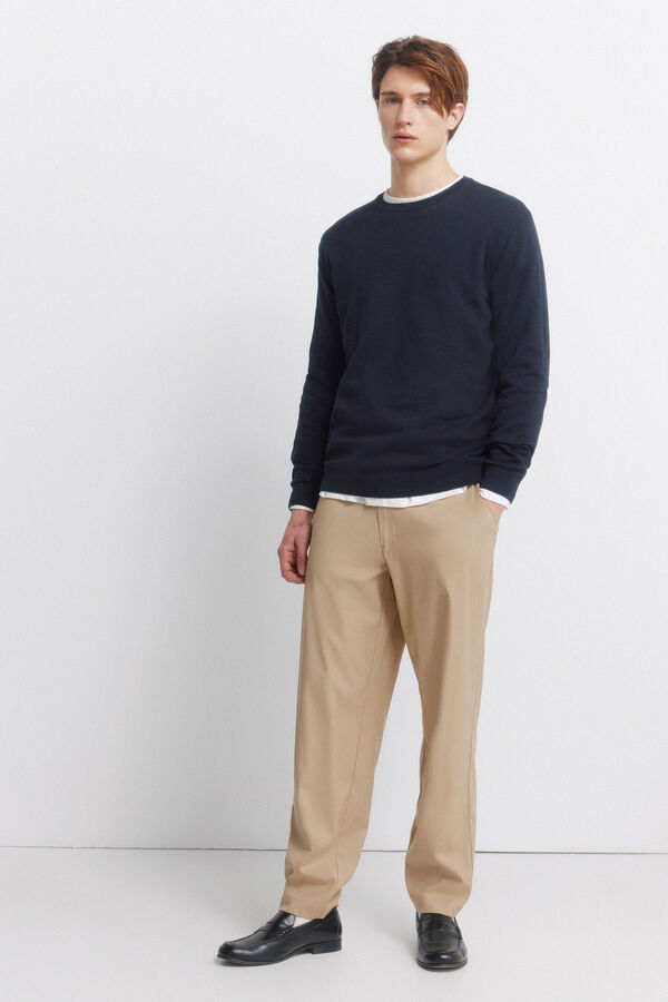 Springfield Camisola b&aacute;sica logo Springfield azul