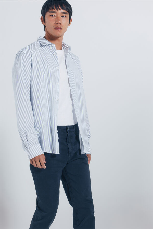 Springfield Calça slim fit com 5 calça azul