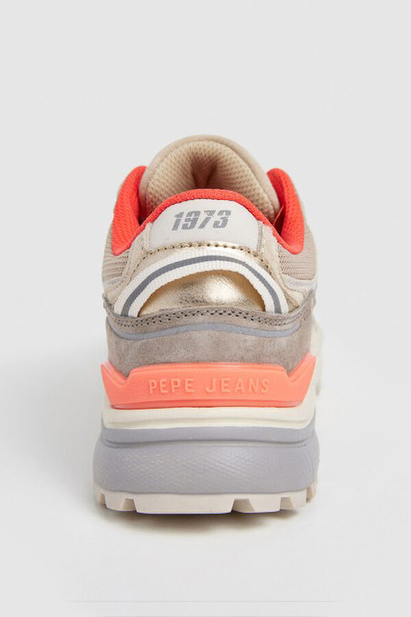 Pepe jeans Sneaker feminino Darren Trek bege