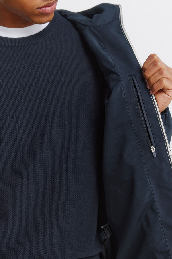 Springfield Parka t&eacute;cnica azul