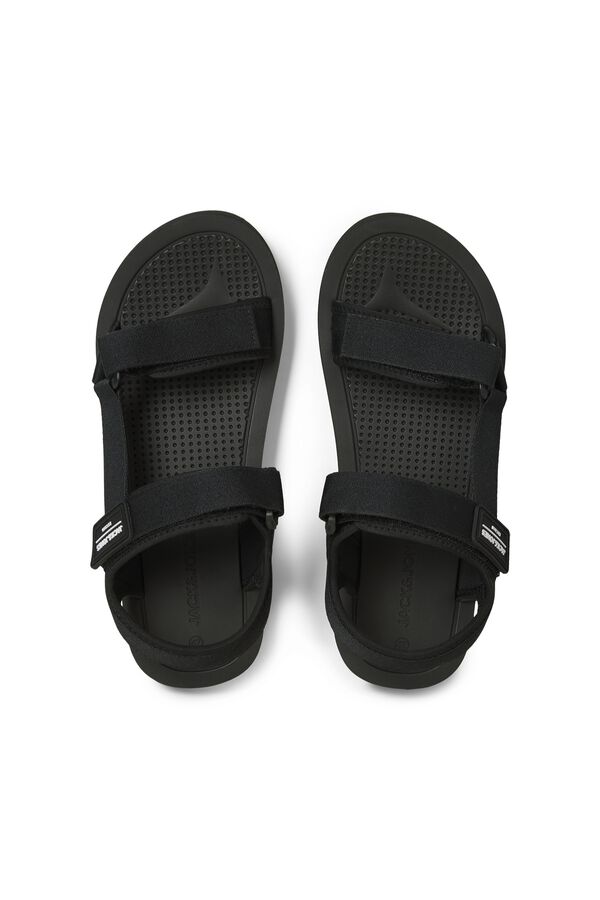 Jack & Jones Sand&aacute;lias de tiras com sola leve preto