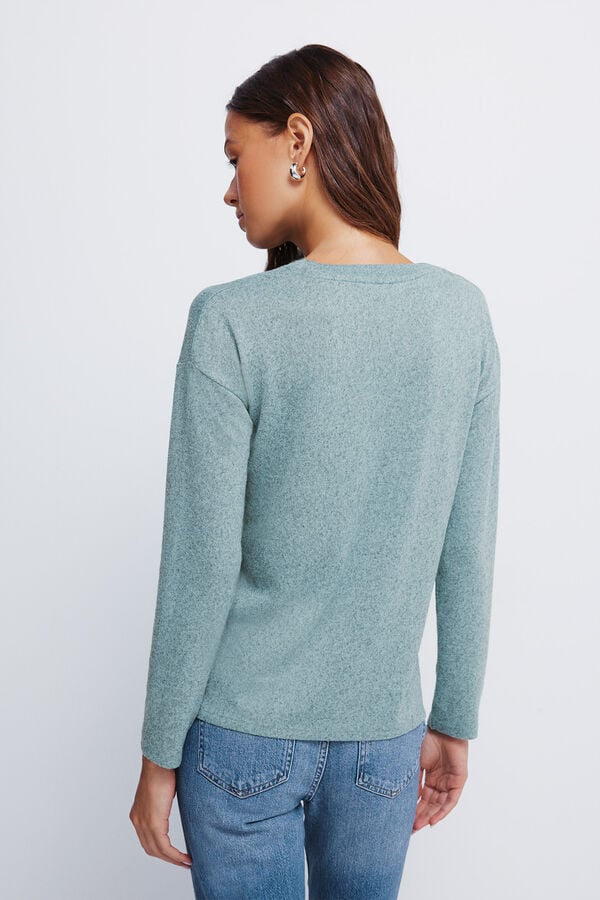 Springfield T-shirt com tachas posicionadas verde