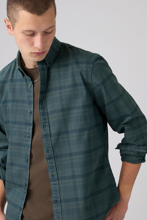 Camisa estampada manga larga