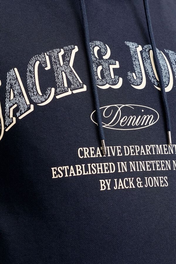 Jack & Jones PLUS Sweatshirt com capuz azul