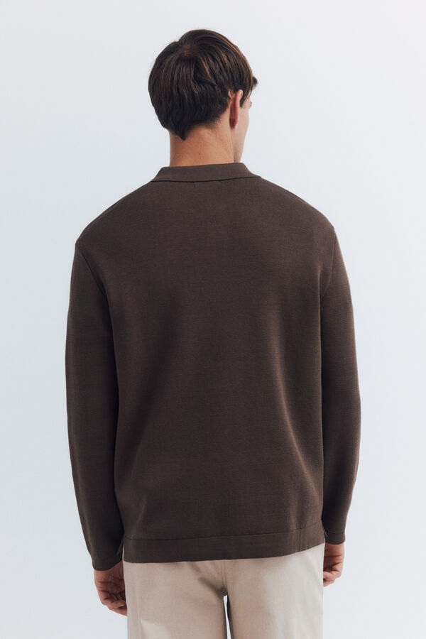 Springfield Jersey cuello polo botones estampado