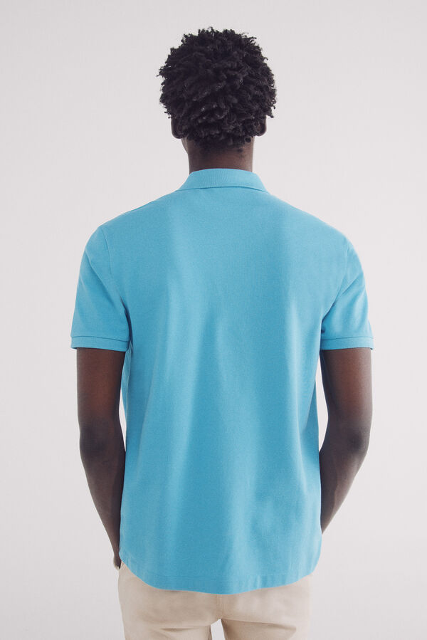 Springfield Polo piqué básico regular fit azul