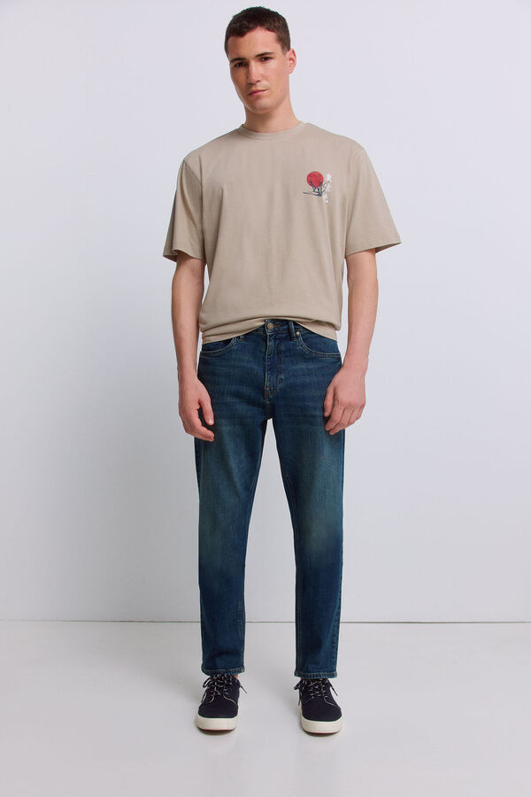 Springfield Jeans sobretintando slim fit azul