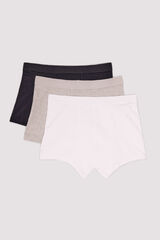 Springfield Pack 3 boxers básicos cinzento
