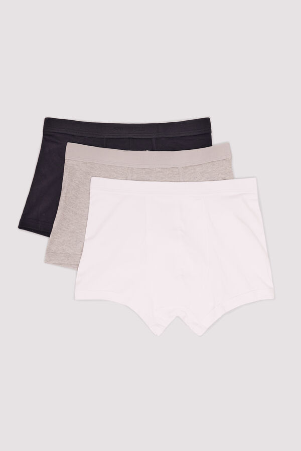 Springfield Pack 3 boxers básicos cinzento