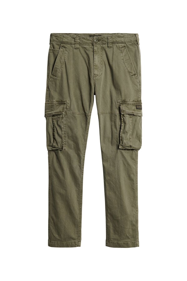 Superdry Calças cargo básica estampado