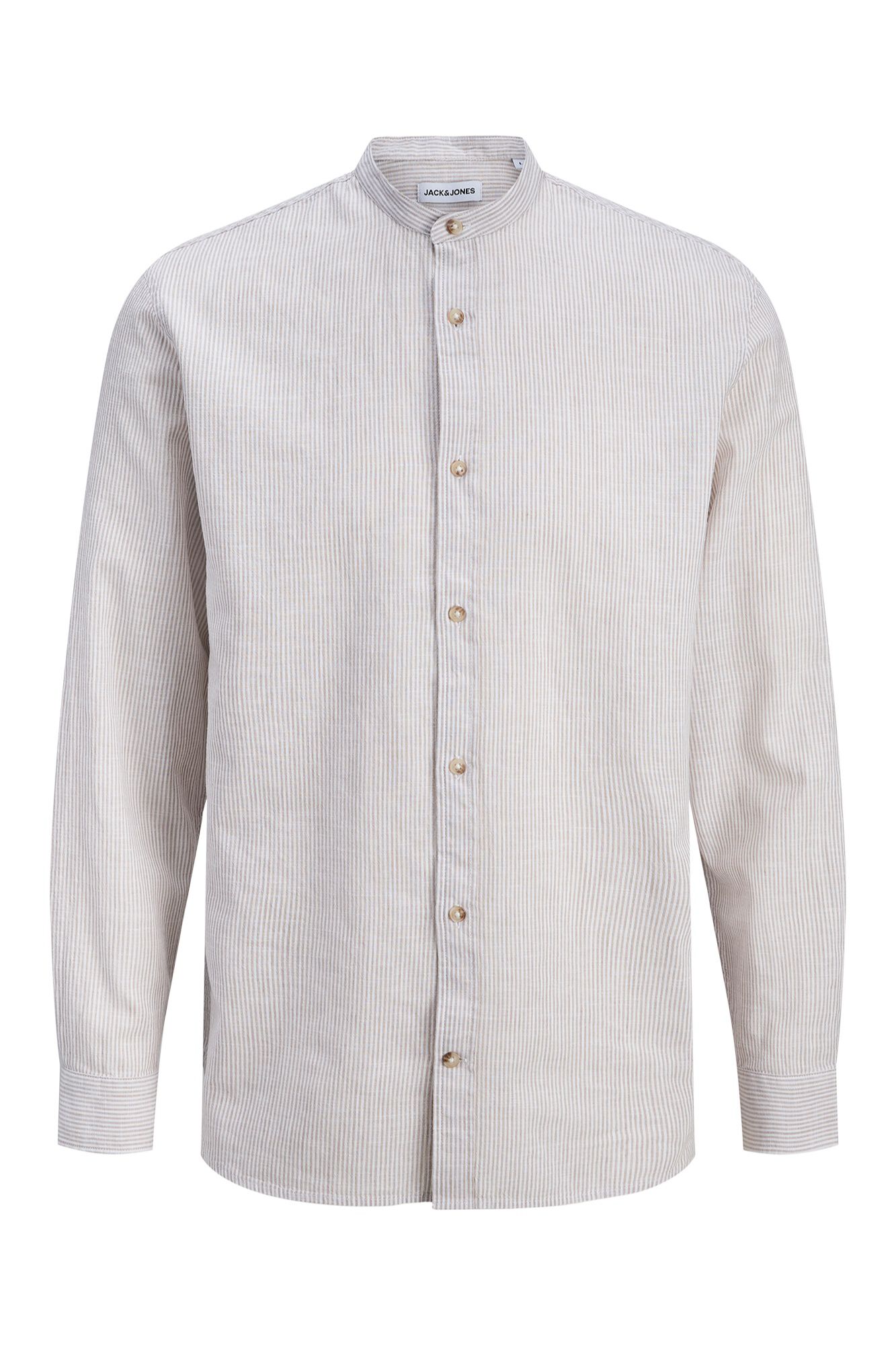 Jack & Jones Camisa regular fit gola mao
