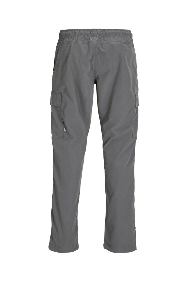 Jack & Jones Calça cargo com bolsos laterais cinzento