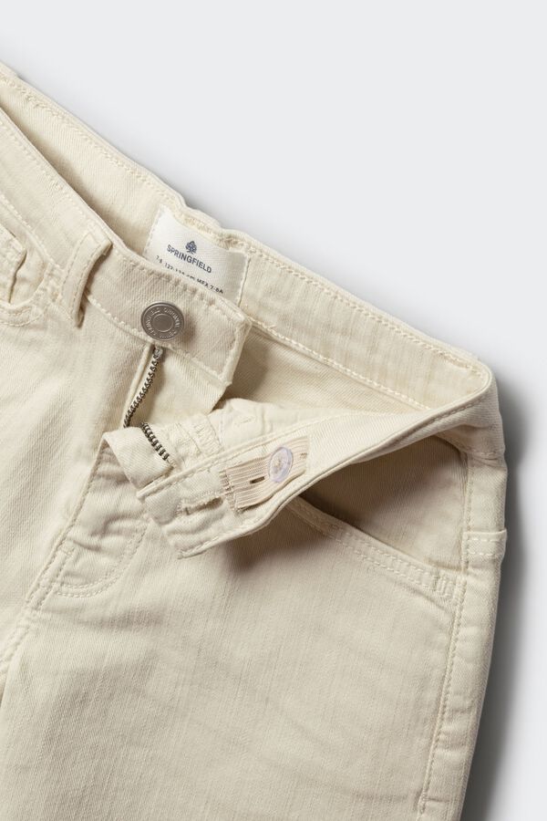 Springfield Kids Cal&ccedil;&otilde;es denim b&aacute;sicos para menina branco